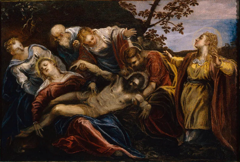 Sorg over den døde Kristus - Jacopo Tintoretto
