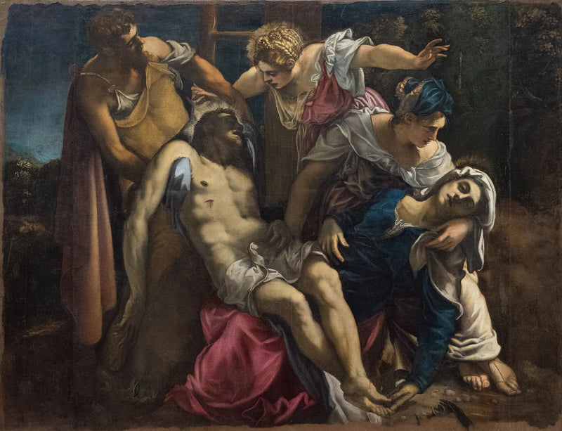 Sorg over den døde Kristus - Jacopo Tintoretto