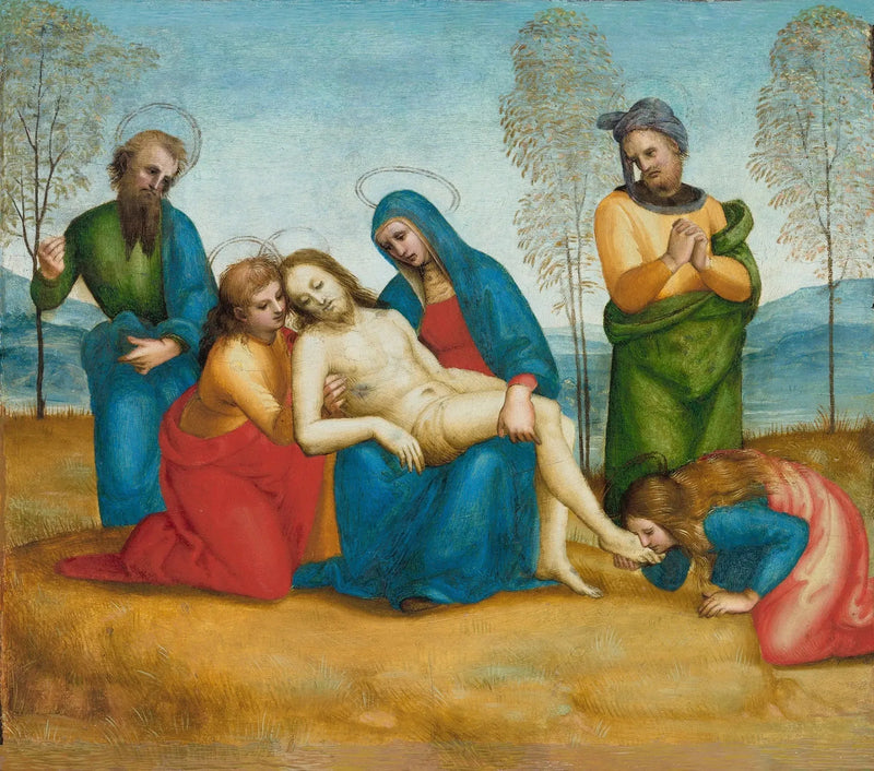 Klage over den døde Kristus - Raphael Sanzio