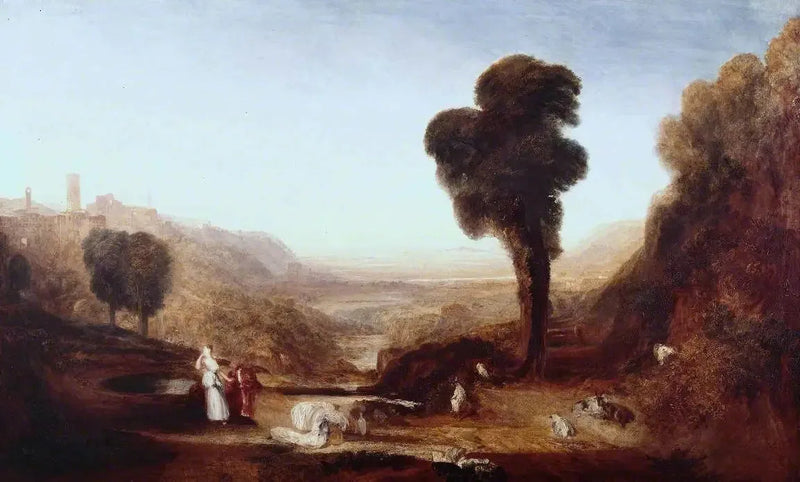 Landskap: Kristus og Samaritanske kvinnen - J. M. W. Turner