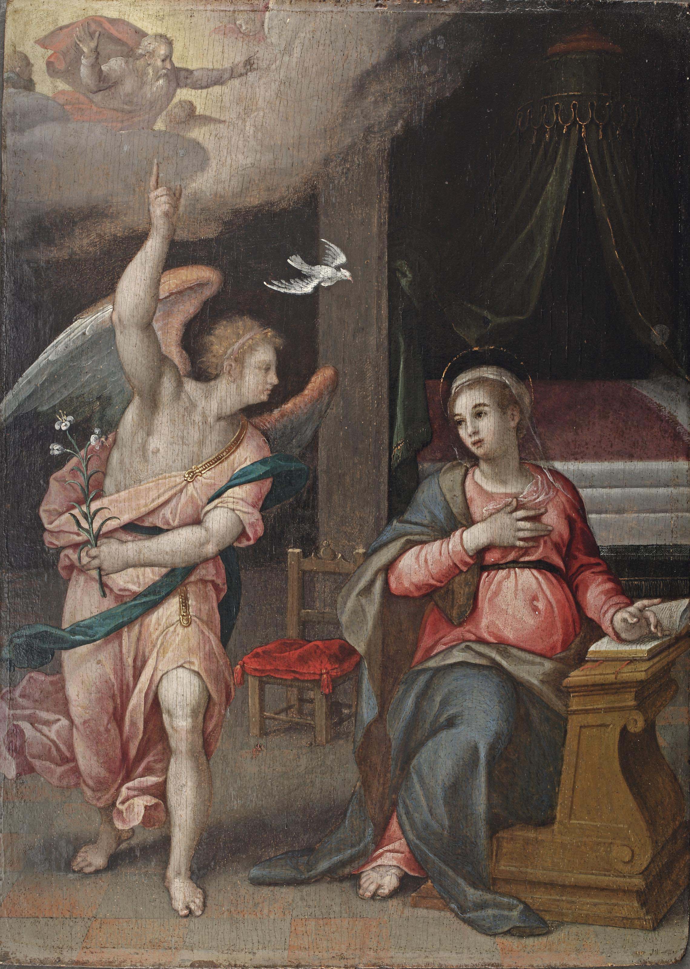 l’Annonciation - Denis Calvaert - Alpha Reproduction