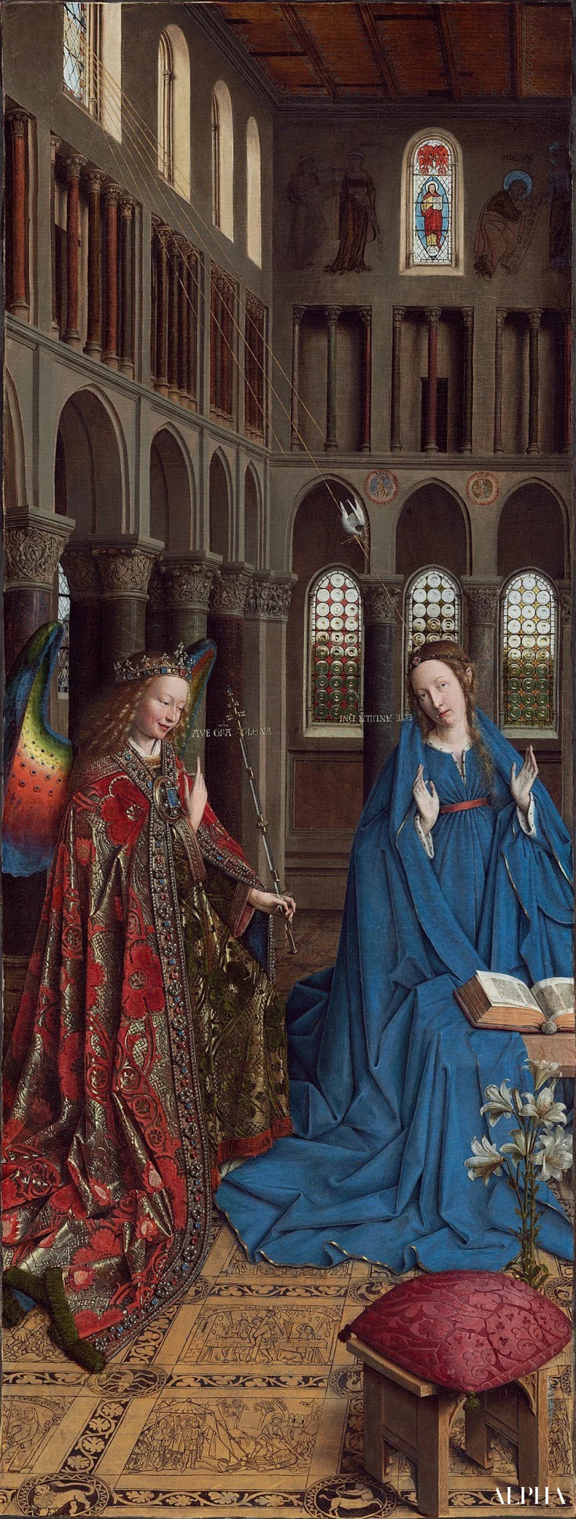 L'Annonciation - Jan Van Eyck - Reproductions de tableaux et peintures haut de gamme