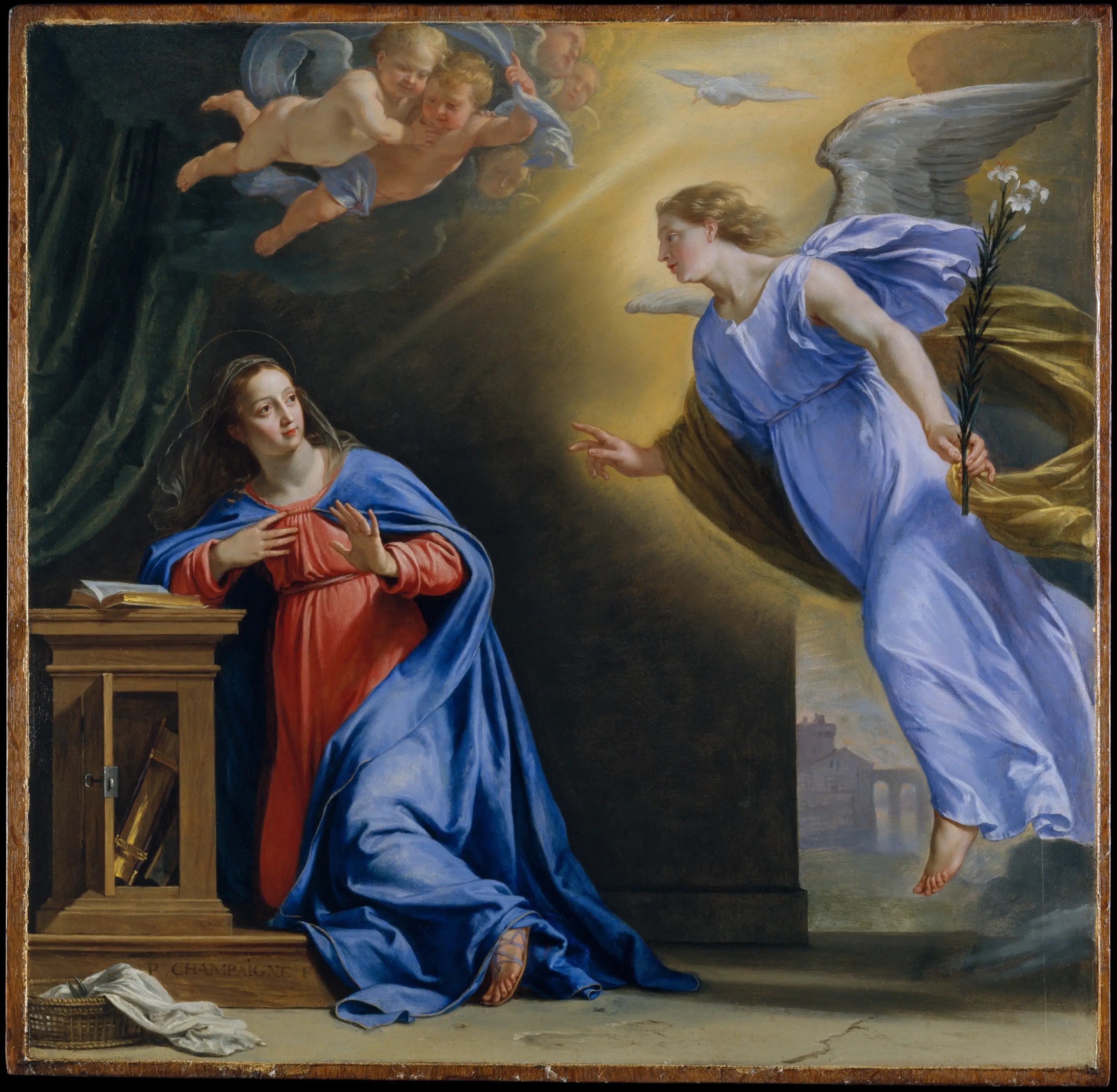 L’Annonciation - Philippe de Champaigne - Alpha Reproduction