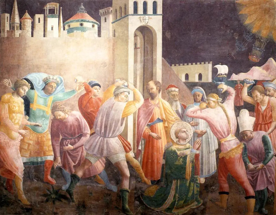 Lapidation d'Etienne - Paolo Uccello image 1 tableau peint à l’huile sur toile
