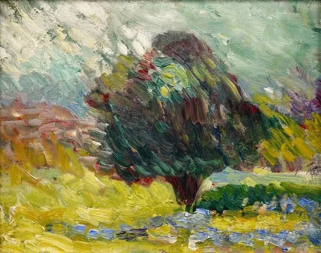 Reproduction du tableau « L'Arbre - Henri Matisse » par Alpha Reproduction en peinture à l’huile