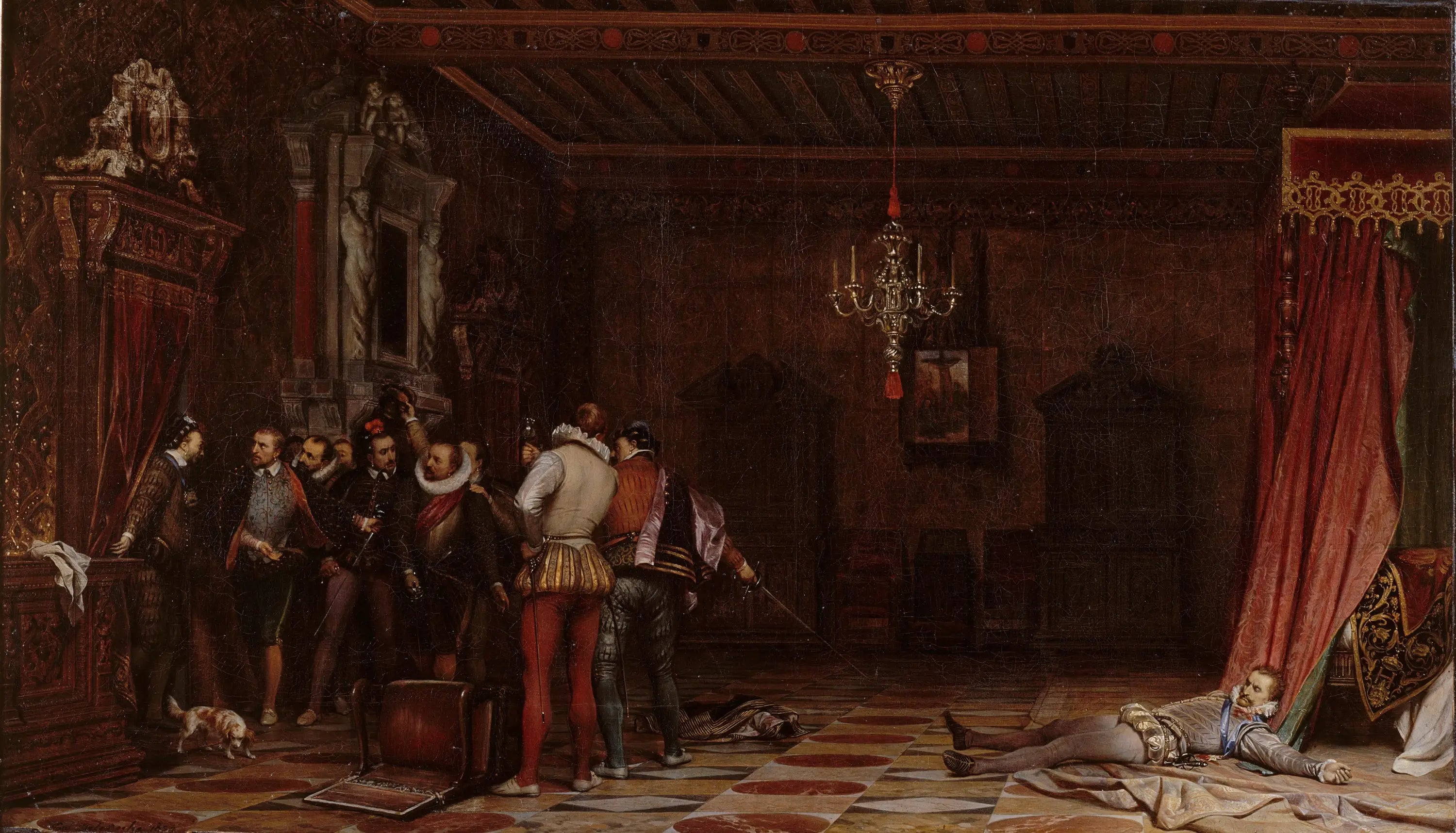 L’Assassinat du duc de Guise - Paul Delaroche - Alpha Reproduction