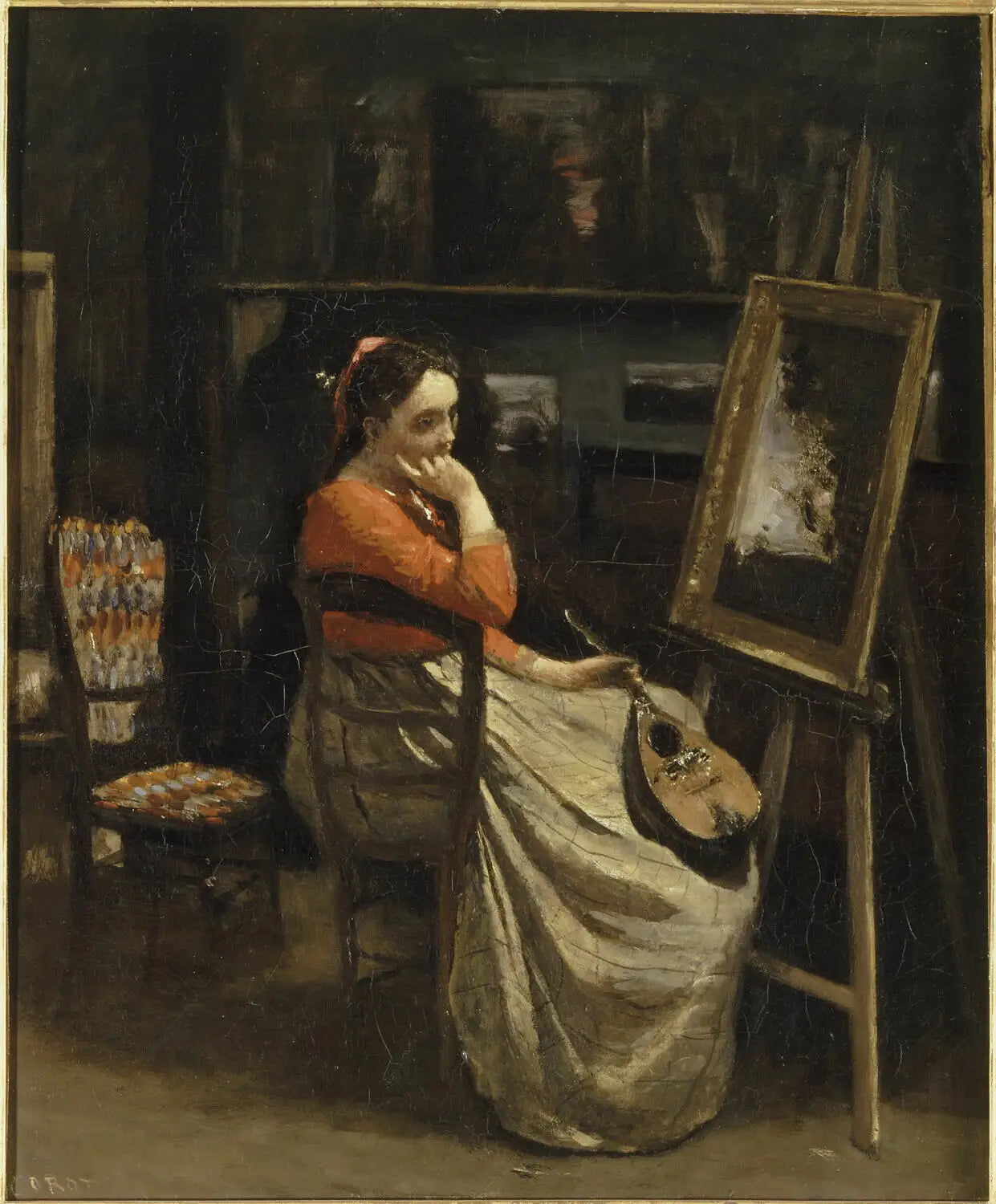 L’Atelier de Corot - Jean-Baptiste Camille Corot - Alpha Reproduction