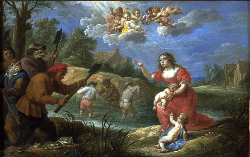 Latone og froskene - David Teniers den Yngre

Source:
Latone et les grenouilles - David Teniers le Jeune