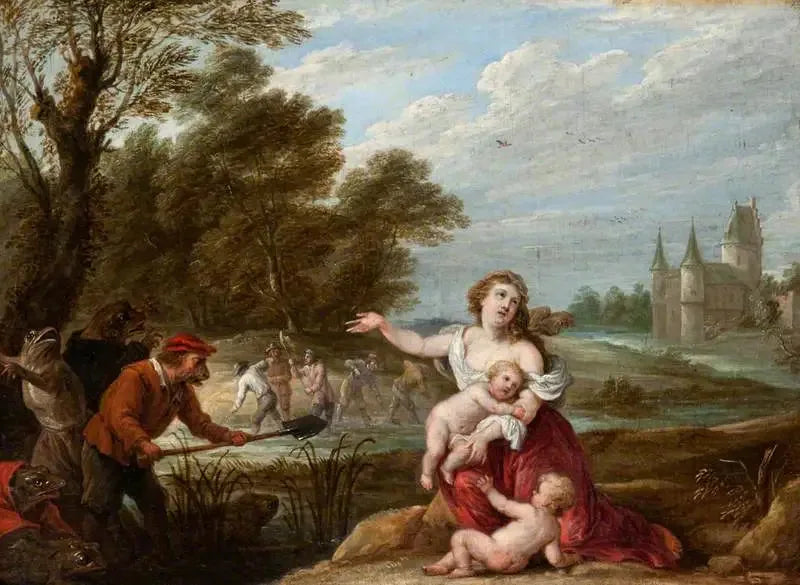 Latone og de lykiske bøndene - David Teniers den Yngre

Source:
Latone et les paysans lyciens - David Teniers le Jeune