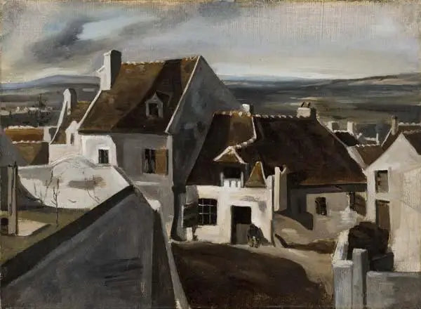 L’auberge de Montigny-les-Cormeilles - Jean-Baptiste Camille Corot - Alpha Reproduction