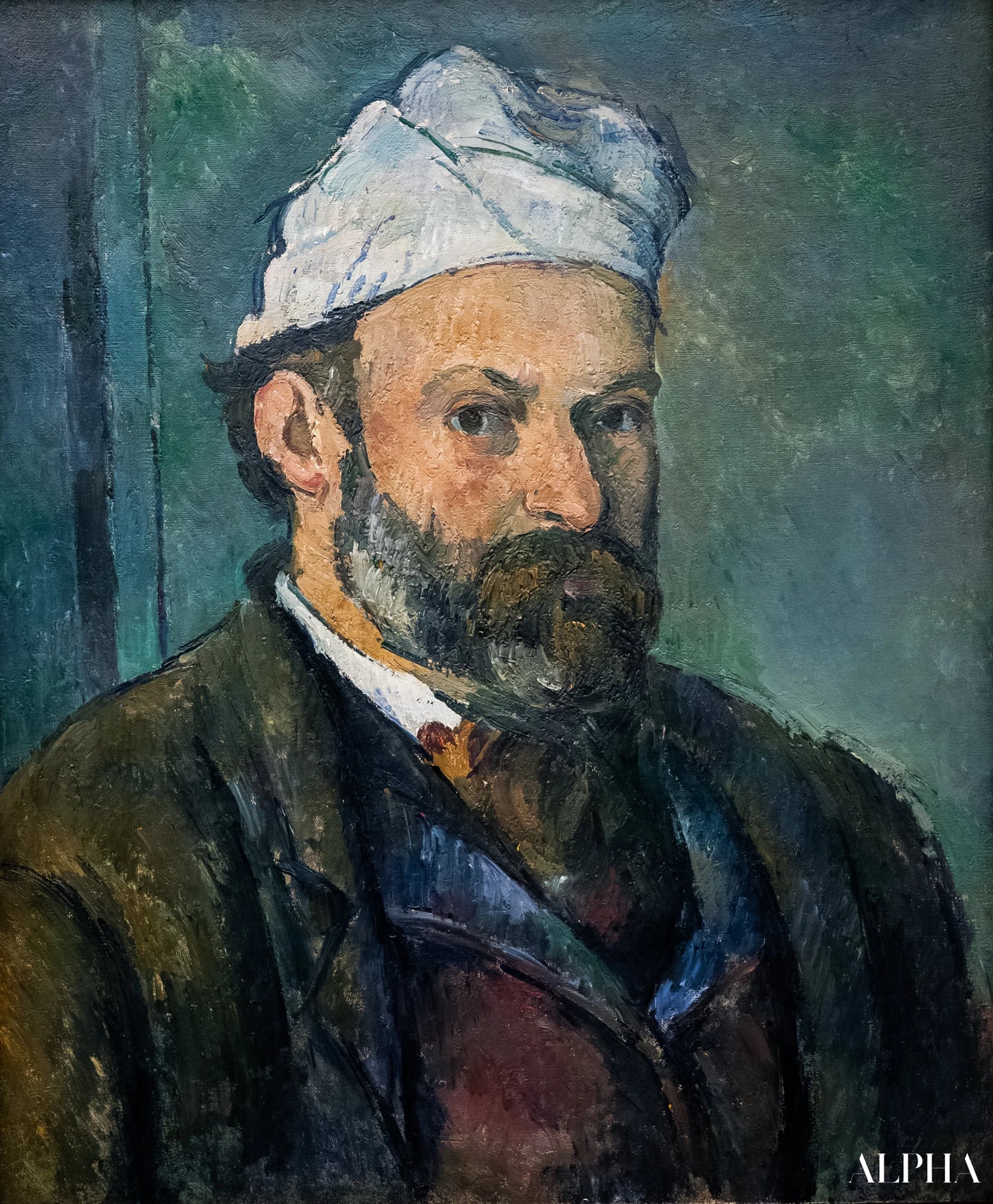 Selvportrett - Paul Cézanne - Høykvalitets reproduksjoner av malerier og bilder