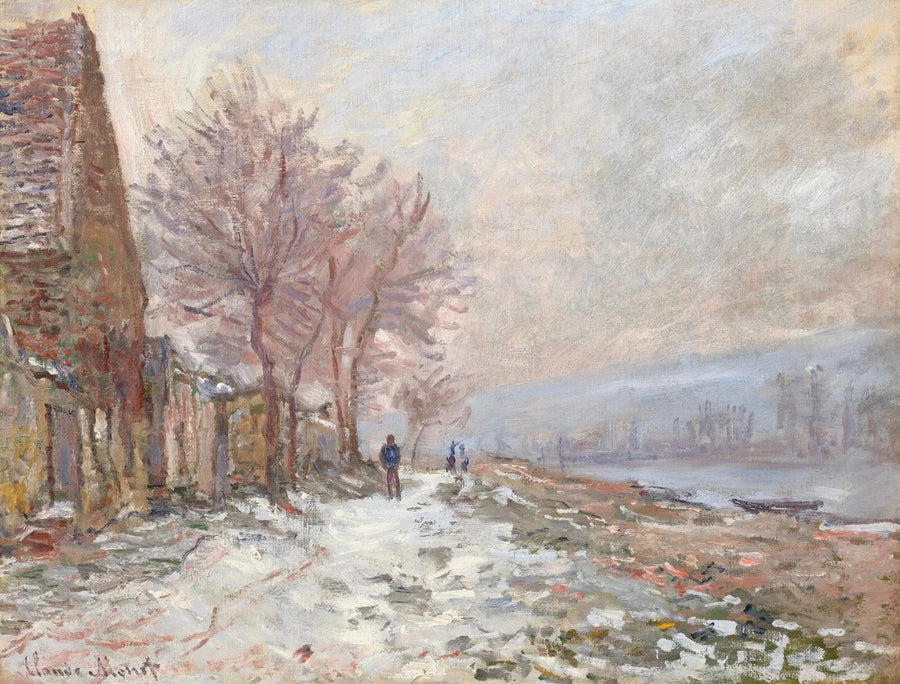 Lavacourt, vinter W514 - Claude Monet
