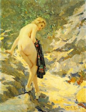 Bademannen - Robert Lewis Reid