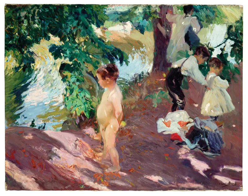 Badet i La Granja - Joaquín Sorolla