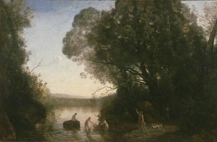 Le Bain de Diane - Jean-Baptiste Camille Corot - Alpha Reproduction