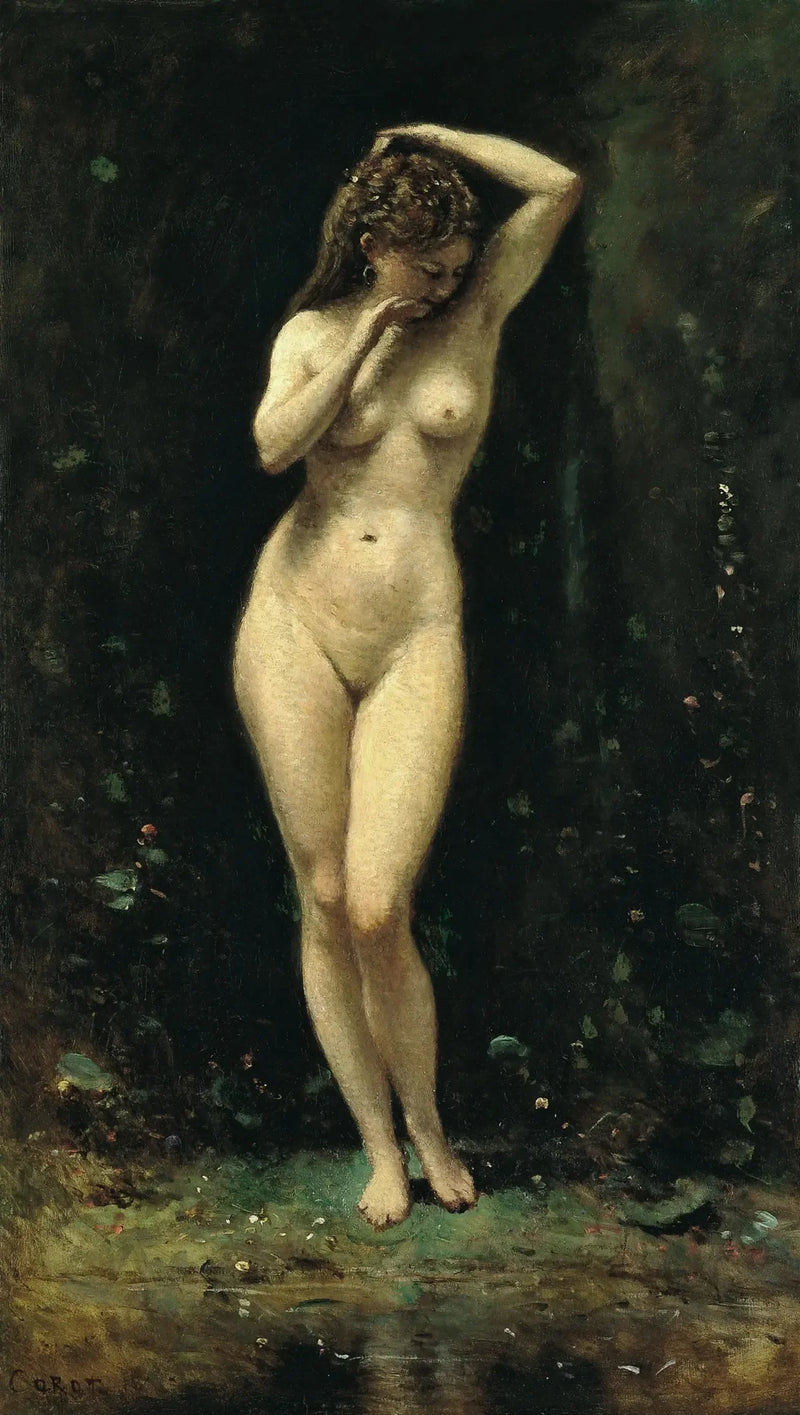 Dianas bad (La Fontaine) - Jean-Baptiste Camille Corot