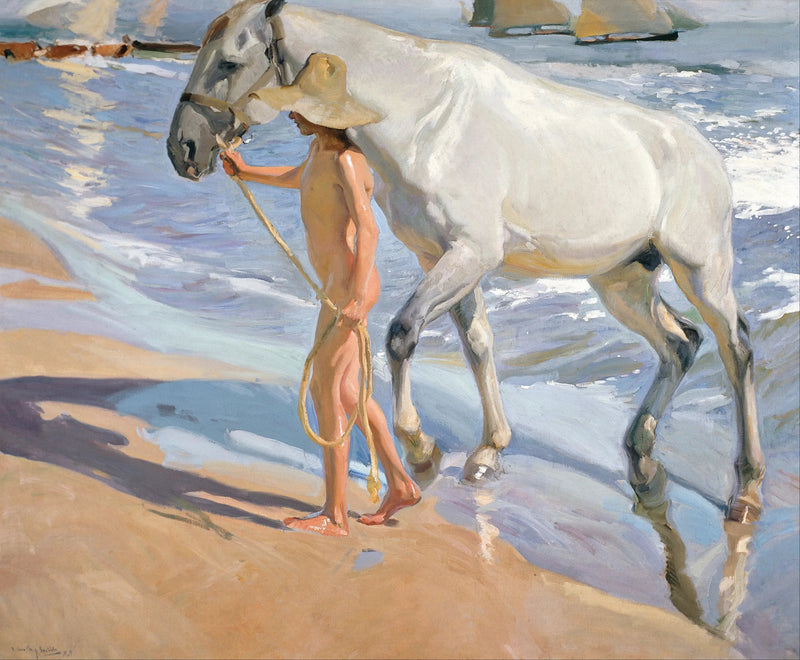 Hestenes bad - Joaquín Sorolla