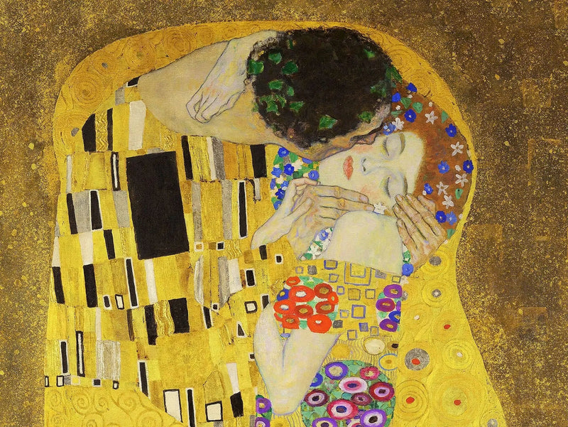 💋 Kyss – Gustav Klimt (Detalj) (1907-1908)
