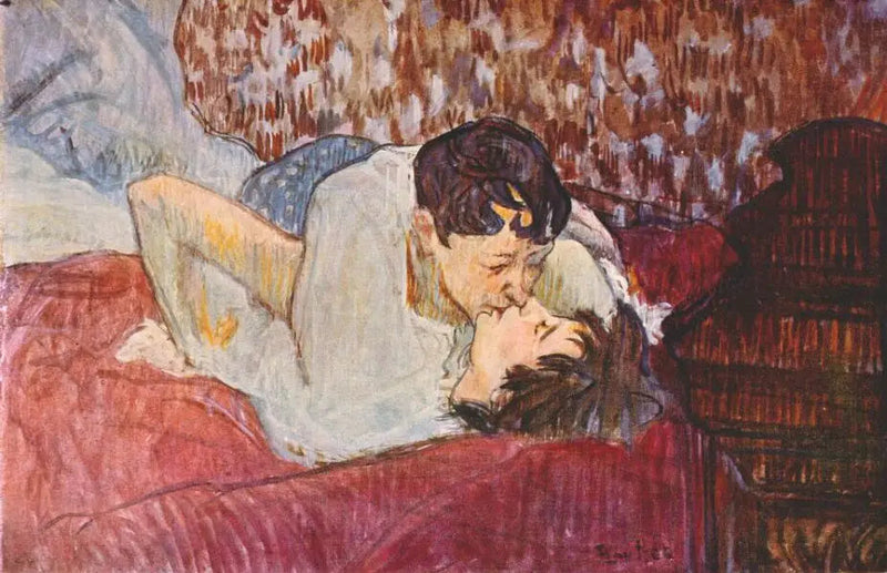 Kyss - Henri de Toulouse-Lautrec