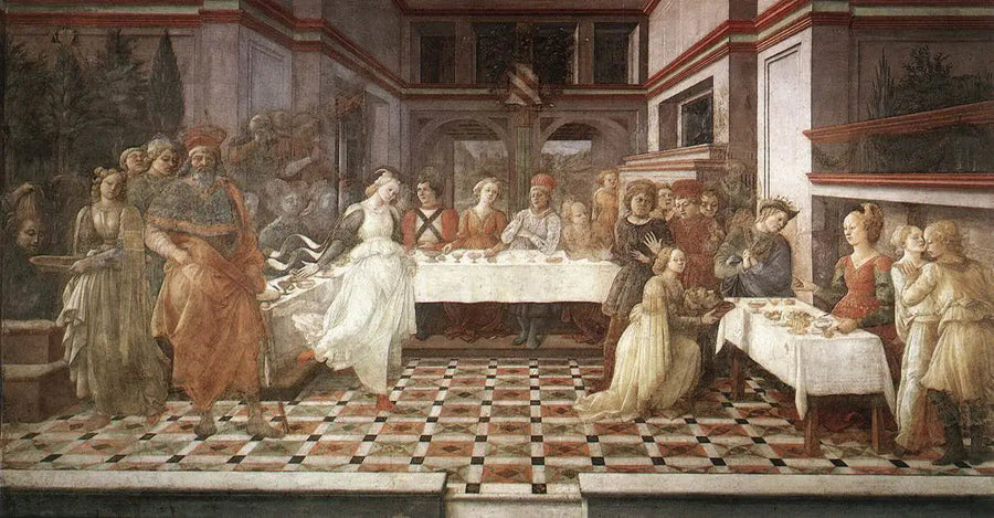 Hérodes festmåltid - Fra Filippo Lippi