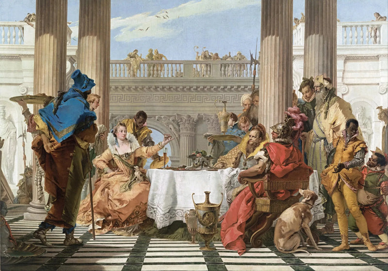 Kleopatras festmåltid - Giovanni Battista Tiepolo