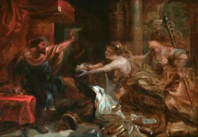 Térée's festmåltid (Ovidius, Metamorphoses, VI, 647-674), etter 1636 - Peter Paul Rubens