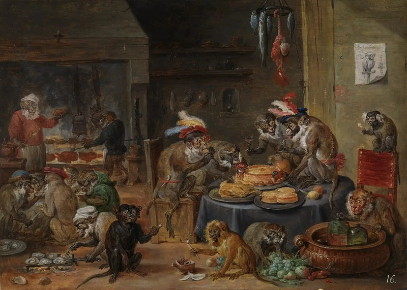 Bananen av ape - David Teniers den Yngre

Source:
Le banquet des singes - David Teniers le Jeune