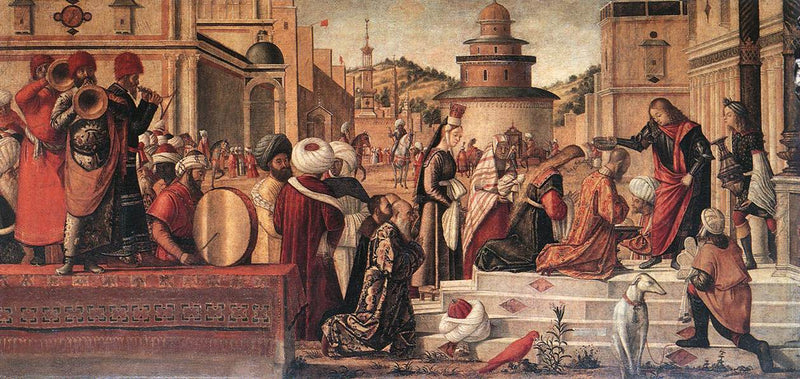 Dåpen til Sélénittene - Vittore Carpaccio