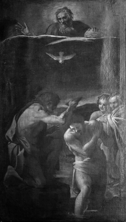 Dåpen av Kristus - Annibale Carracci