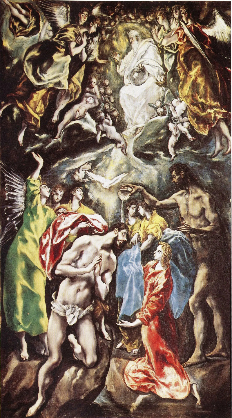 Dåpen av Kristus - El Greco