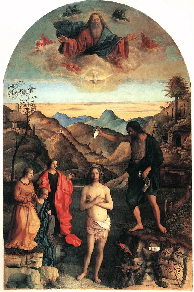 Dåpen av Kristus - Giovanni Bellini