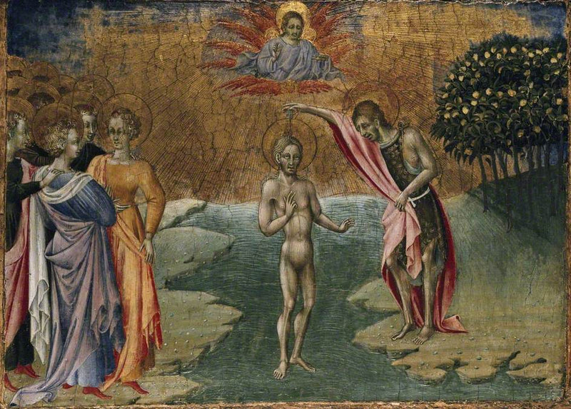 Dåpen av Kristus - Giovanni di Paolo