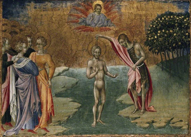 Dåpen av Kristus - Giovanni di Paolo