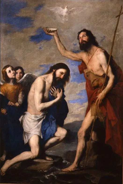 Dåpen av Kristus - Jusepe de Ribera