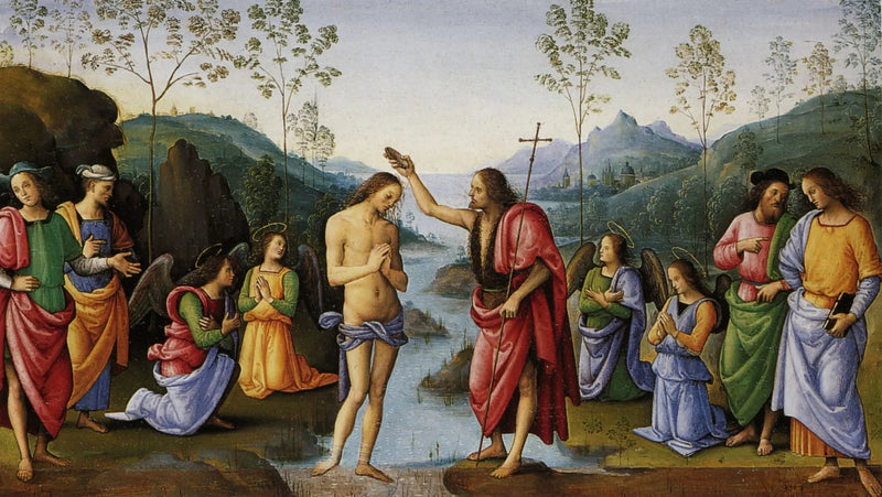 Dåpen av Kristus - Pietro Perugino