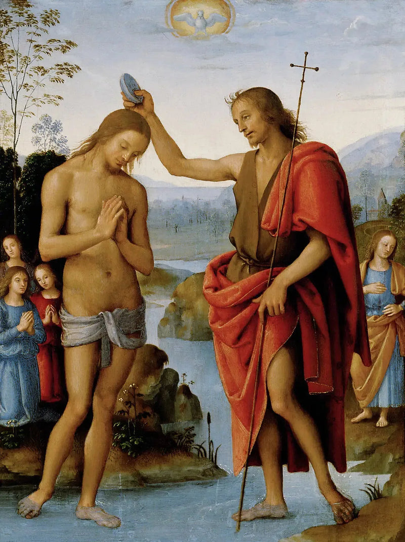 Dåpen av Kristus - Pietro Perugino