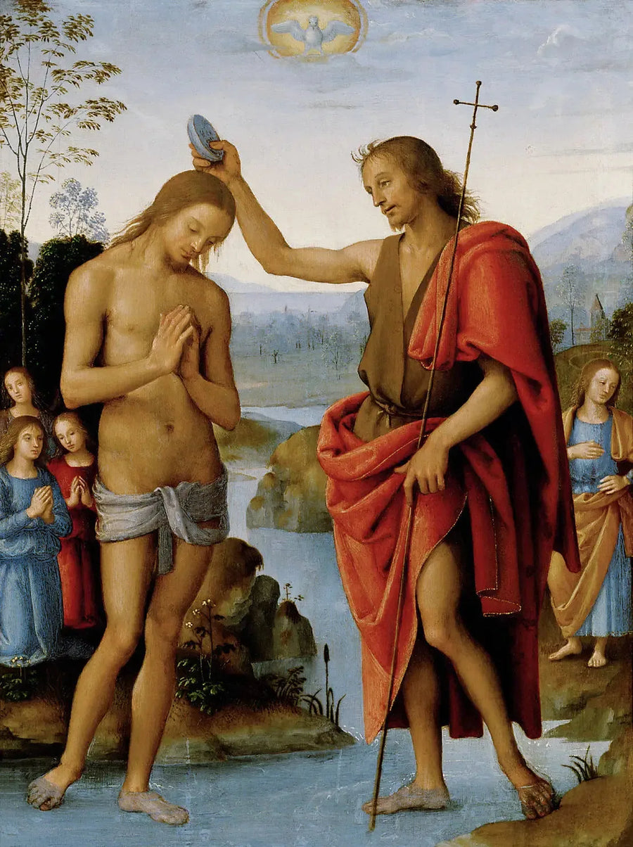 Dåpen av Kristus - Pietro Perugino