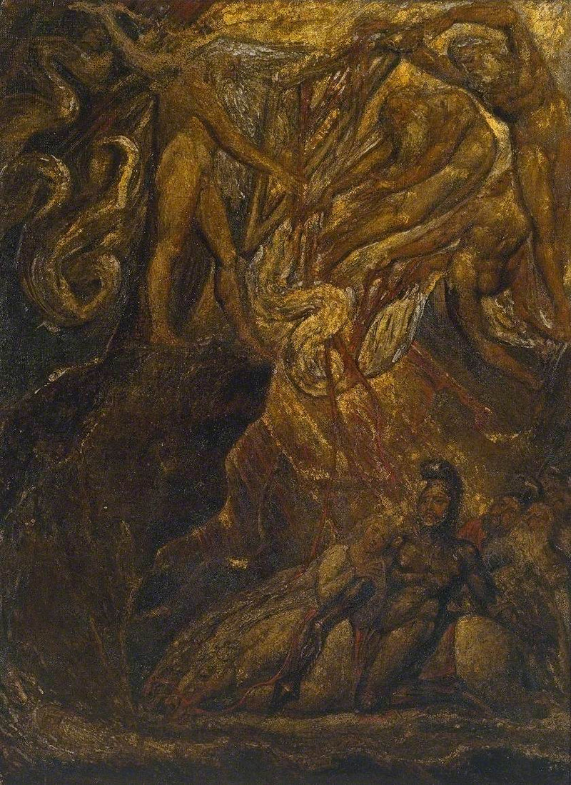 Le Barde, av Gray - William Blake