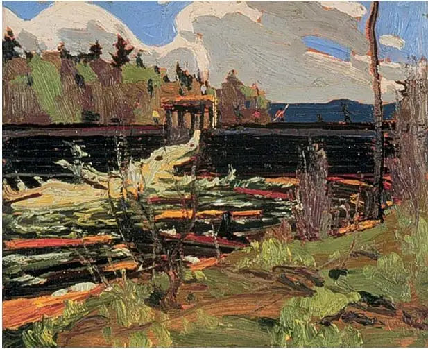 Teppebrettet ved innsjøen Tea - Tom Thomson

Source:
Le barrage du lac Tea - Tom Thomson