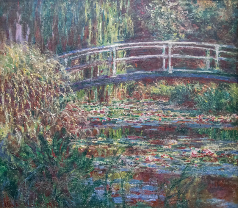 Nymfebasseng, Rosa harmoni - Claude Monet