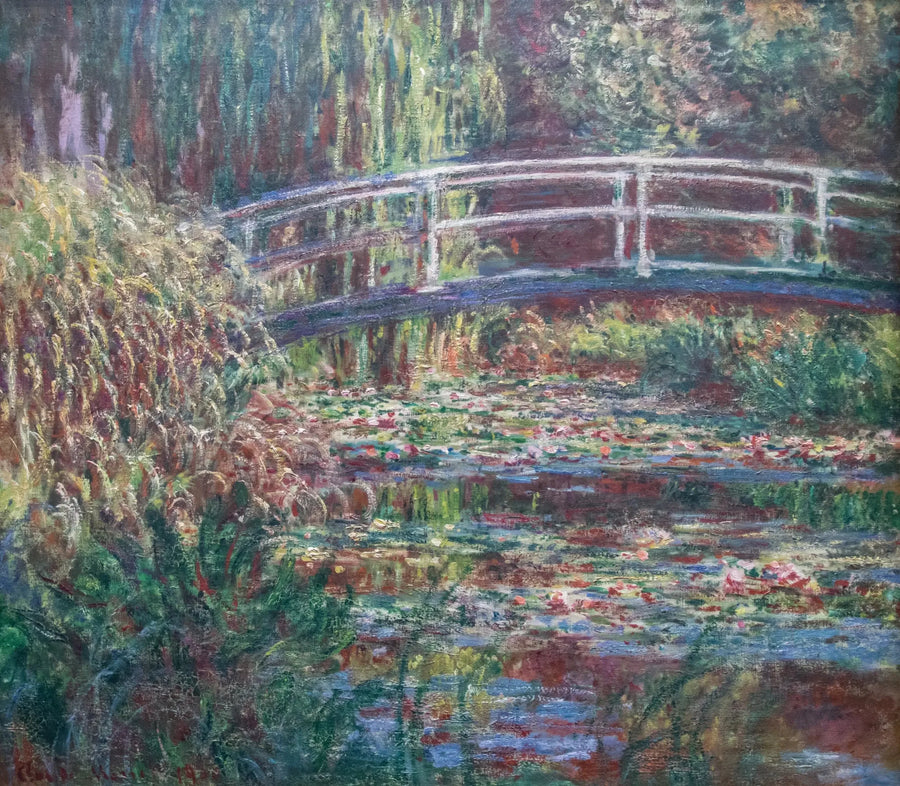 Nymfebasseng, Rosa harmoni - Claude Monet