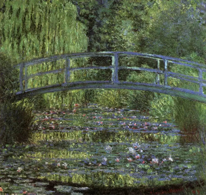 Nymfebasseng, grønn harmoni - Claude Monet