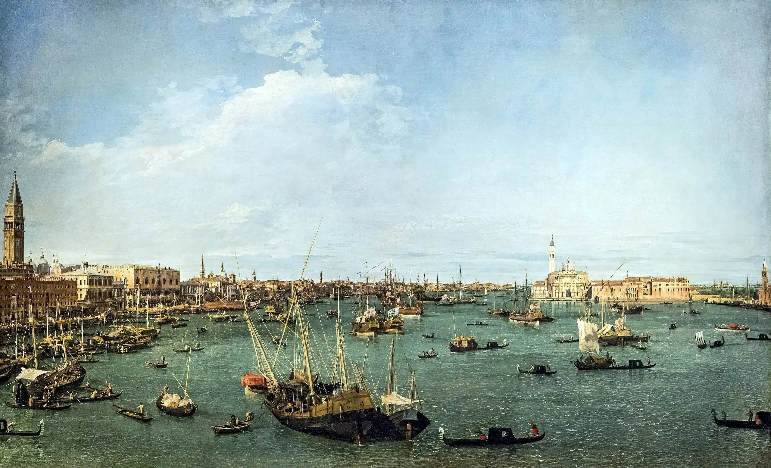 Le Bassin de Saint Marc Venise - Canaletto - Alpha Reproduction