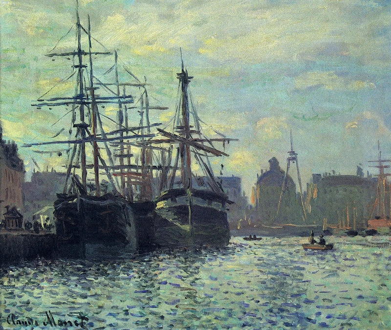 Handelsbassenget, Le Havre W294 - Claude Monet