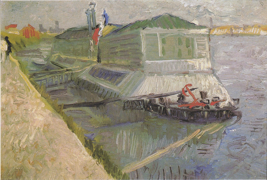 Vaskebåten på Seinen i Asnières - Vincent van Gogh