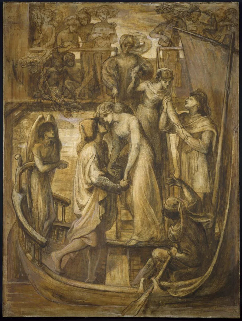 Kjærlighetens båt - Dante Gabriel Rossetti