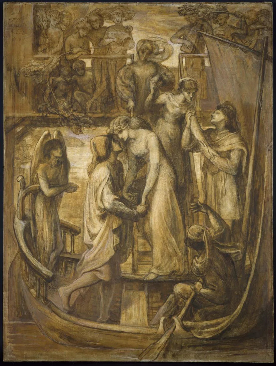 Kjærlighetens båt - Dante Gabriel Rossetti