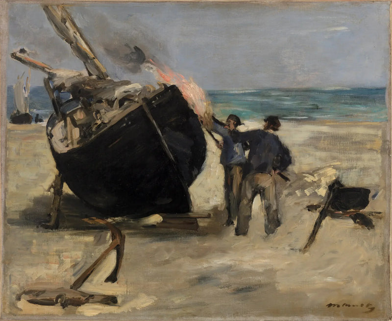 Den tjærebåten - Édouard Manet