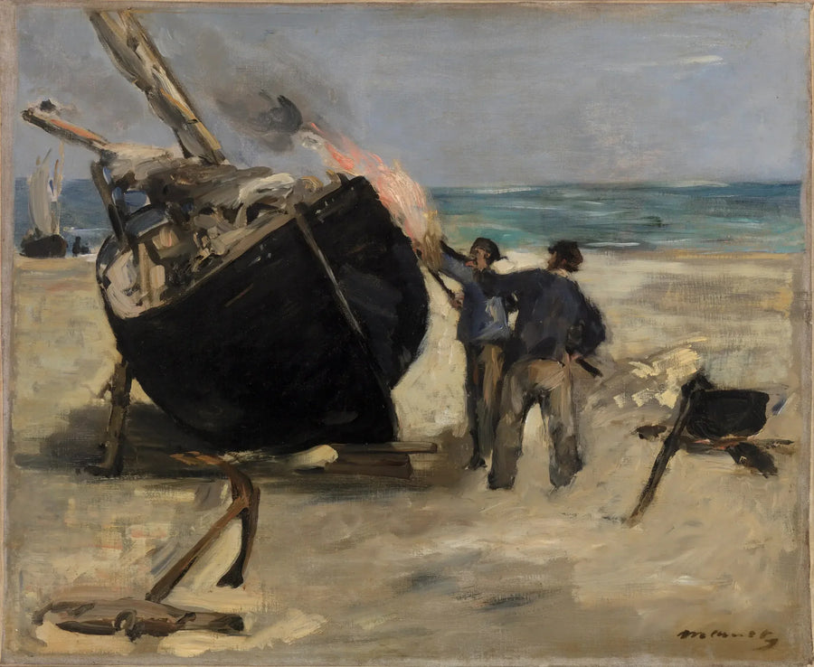 Den tjærebåten - Édouard Manet