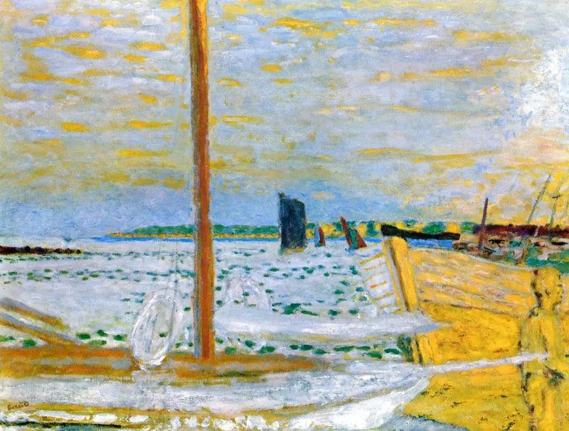 Den gule båten - Pierre Bonnard